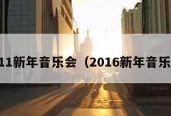 2011新年音乐会（2016新年音乐会）