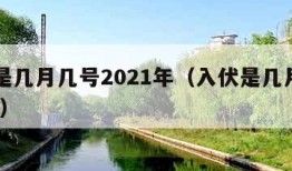 入伏是几月几号2021年（入伏是几月几日2021）