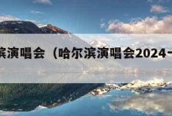 哈尔滨演唱会（哈尔滨演唱会2024一览表）